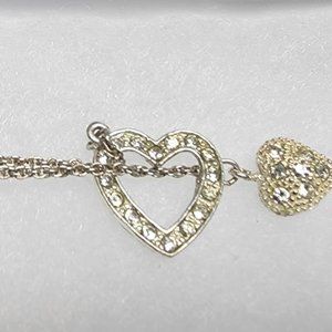 Vintage Roman lariat-style heart necklace - limited edition